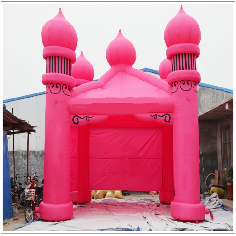 丰润粉色帐篷